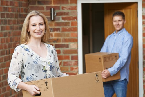 Careful packing and transport for a move in Fulham