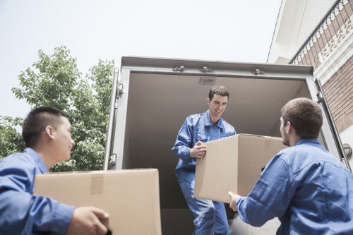 House movers planning a residential move in Fulham