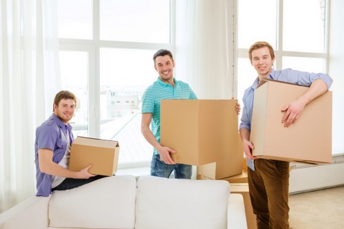 House move support for a Fulham apartment with stairs and lift access