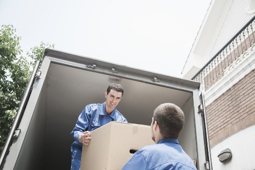 Commercial removals setup for an office move in Fulham