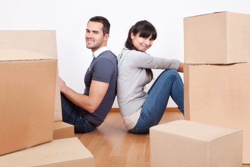Furniture loading for a Fulham flat or apartment removal